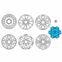 OEM Toyota 4Runner Center Cap Diagram - 4260B-35090