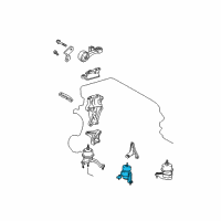 OEM Toyota Highlander Front Insulator Diagram - 12361-36031