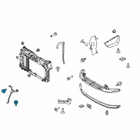 OEM 2019 Ford Fiesta Valance Screw Diagram - -W702928-S307