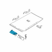 OEM 2005 Mercury Monterey Interior Lamp Diagram - 2S6Z-13776-AA