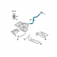 OEM Chrysler Sebring Tube-Fuel Filler Diagram - 5085276AD