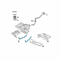 OEM 2010 Chrysler Sebring Strap-Fuel Tank Diagram - 5085279AD