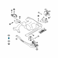 OEM 2012 Ford Escape Engine Support Insulator Diagram - YL8Z-6A061-BB