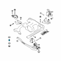 OEM 2007 Mercury Mariner Engine Support Insulator Diagram - YL8Z-6A061-BB