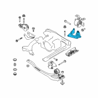 OEM 2008 Ford Escape Rear Bracket Diagram - 5L8Z-6M007-AA