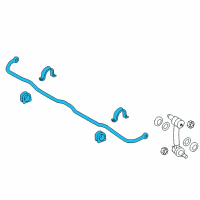 OEM Hyundai Veracruz Bar Assembly-RR STABILIZER Diagram - 55510-3J200--SJ