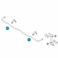 OEM Kia Sorento Bush-Stabilizer Bar Diagram - 555132B400
