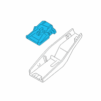 OEM 2020 Kia Optima Pad U Diagram - 95895D5100