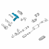 OEM Nissan Quest Exhaust Manifold Diagram - 14002-7B001