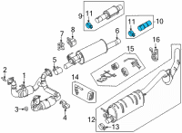 OEM 2020 Ford F-250 Super Duty Extension Diagram - HC3Z-5A212-D