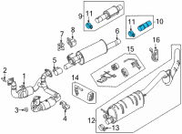 OEM 2017 Ford F-250 Super Duty Extension Diagram - HC3Z-5A212-D