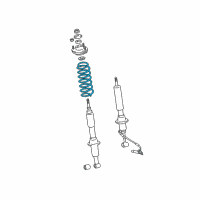 OEM 2005 Toyota 4Runner Coil Spring Diagram - 48131-35471