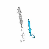 OEM 2009 Toyota 4Runner Shock Absorber Diagram - 48520-39885