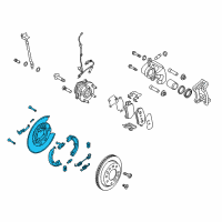 OEM 2018 Kia Sportage Packing Rear Brake Assembly, Right Diagram - 58270D3000