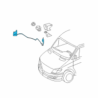 OEM 2007 Dodge Sprinter 2500 Switch-UNDERHOOD Diagram - 68034236AA