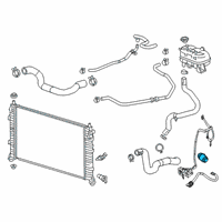OEM Buick Encore GX Heater, Engine Coolant Diagram - 12586687