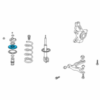 OEM Honda Pilot Seat, FR. Spring (Upper) Diagram - 51688-S3V-A02