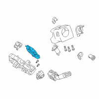 OEM Ford Steering Sensor Assembly Diagram - BC3Z-3F818-A