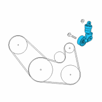 OEM 2019 Toyota Yaris Belt Tensioner Diagram - 16620-WB003