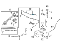 OEM Toyota Washer Valve Diagram - SU003-08512