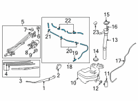 OEM Toyota GR86 Hose Assembly Diagram - SU003-10024