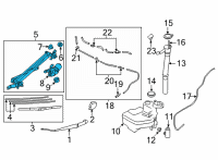 OEM Toyota GR86 Wiper Linkage Diagram - SU003-10020