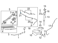 OEM Toyota GR86 Washer Valve Diagram - SU003-08511