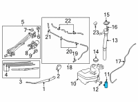 OEM Toyota GR86 Washer Pump Diagram - SU003-09357