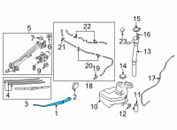 OEM Toyota GR86 Wiper Arm Diagram - SU003-10021