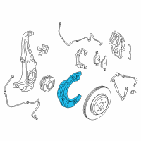 OEM 2014 BMW ActiveHybrid 7 Protection Plate Left Diagram - 34-11-6-775-265