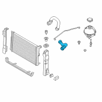 OEM 2018 BMW X4 Coolant Hose Diagram - 17-12-7-646-150