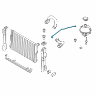 OEM 2012 BMW X3 Vent Hose Diagram - 17-12-8-651-298