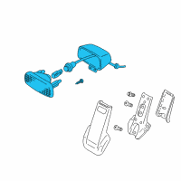 OEM 2000 Chevrolet Tracker LAMP, Tail Lamp Diagram - 30021804