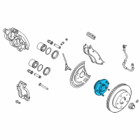 OEM 2002 Dodge Ram 1500 Wheel Bearing Diagram - 52070323AA