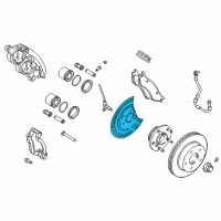 OEM 2009 Dodge Ram 1500 Shield-Splash Diagram - 68232018AA