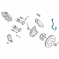 OEM 2005 Dodge Ram 1500 Line-Brake Diagram - 52121290AC