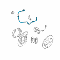 OEM 2006 Nissan Frontier Sensor Assembly Anti Ski, Rear Diagram - 47900-9CA5A