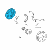 OEM Scion Backing Plate Diagram - 47043-52010