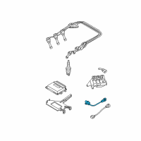 OEM 2004 Hyundai Santa Fe Sensor-Crankshaft Position Diagram - 39180-37150