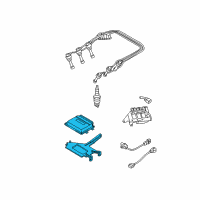 OEM Kia Sportage Ecu Ecm Computer Diagram - 3910937AA0