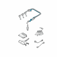 OEM 2005 Hyundai Tucson Cable Assembly-Spark Plug No.4 Diagram - 27450-37200