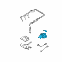 OEM 2005 Kia Sportage Ignition Coil Assembly Diagram - 2730137150