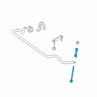 OEM 2007 Ford F-150 Stabilizer Link Diagram - 5L3Z-5K483-CA