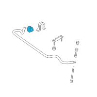 OEM 2006 Lincoln Mark LT Stabilizer Bar Insulator Diagram - 5L3Z-5484-AA