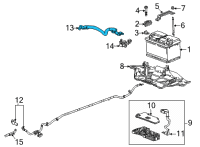 OEM 2020 Chevrolet Corvette Negative Cable Diagram - 84737991