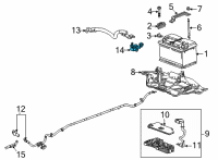 OEM 2022 Cadillac CT4 Sensor Diagram - 13542820