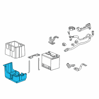 OEM Acura Box, Battery Diagram - 31521-TX4-A00