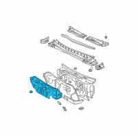 OEM Toyota Solara Insulator, Dash Panel, Outer Diagram - 55223-06030