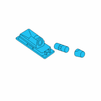 OEM 2010 BMW 650i Registration Plate Lamp Diagram - 63-26-7-165-735