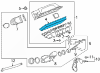 OEM 2021 Chevrolet Express 3500 Air Filter Diagram - 84612001